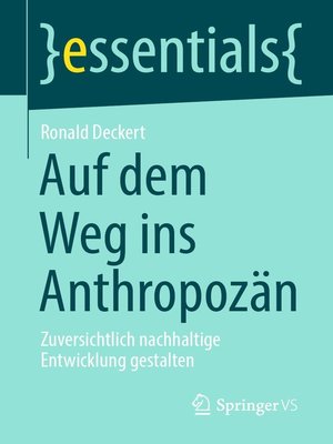 cover image of Auf dem Weg ins Anthropozän